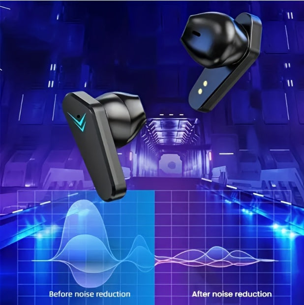 New Wireless Earbuds with LED Display Touch In-Ear TWS True Wireless Sports Music Gaming Headphones Compatible with Smart Devices, Suitable for Low Latency Games and Videos