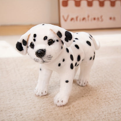 Three Adorable Spotted Puppy Plush Toys, Creatively Designed As Stuffed Animals, Perfect for Home And Room Decoration, Ideal As Gifts for Family Holidays Or Birthdays for Friends.