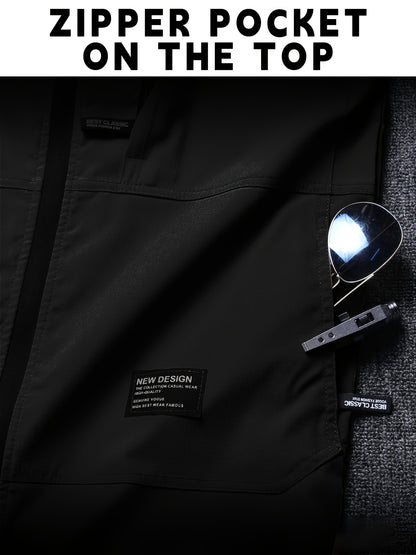 Men's Lightweight Casual Cargo Set for Spring and Fall