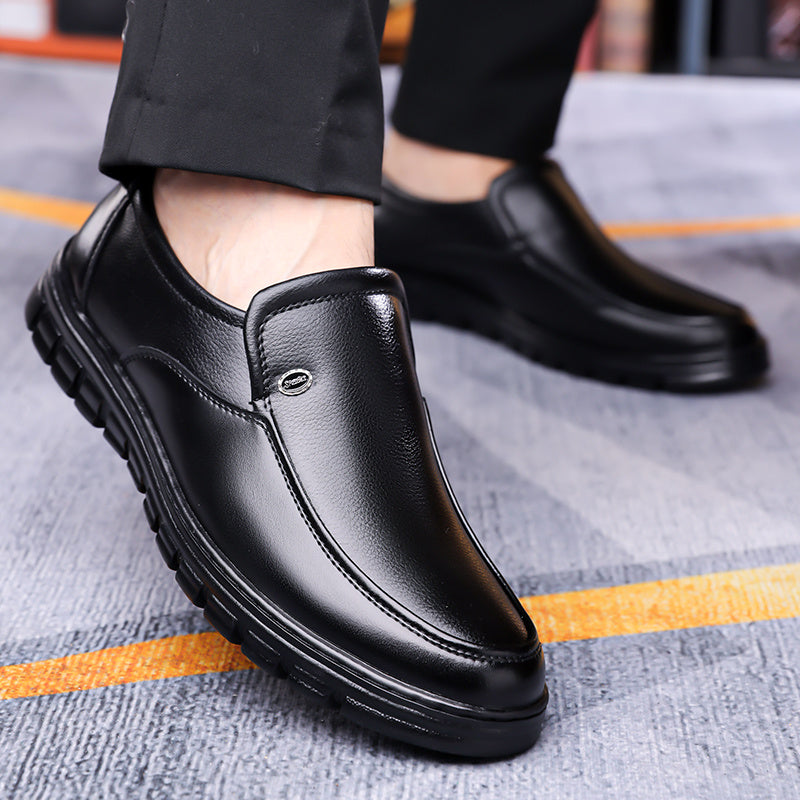 Men's Winter Casual Ankle Boots Slip-On Non-Slip Rubber Sole