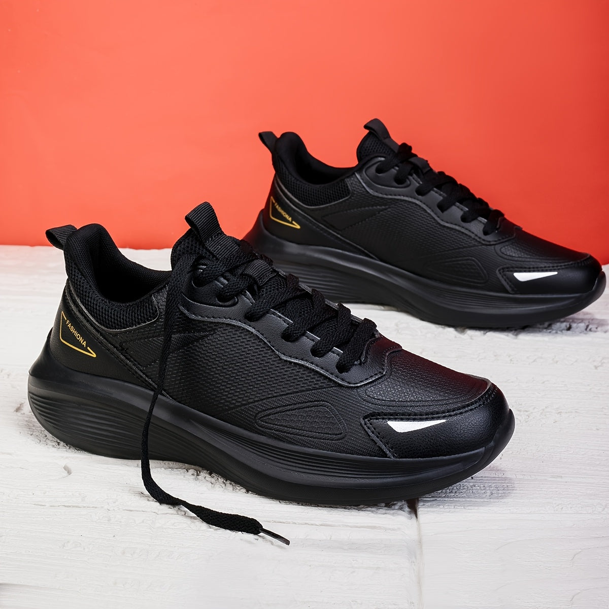 Men'S Slip-On Casual Shoes with Lightweight, Shock-Absorbing EVA Soles. Available in Black And White, These Low-Top Lace-Up Shoes Are Perfect for Minimalistic Everyday Formal And Athletic Wear. Ideal for The Gym, Office, And