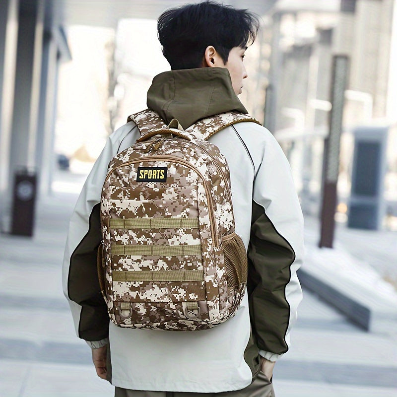 Sleek Urban, Men's Versatile Backpack for Travel, Camping  Cycling - Large Capacity, Business Laptop Compartment, Durable Nylon