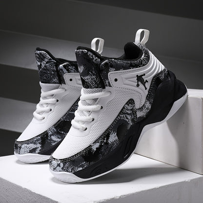 Men's Low-Top Basketball Sneakers | Comfortable Durable Lace-Up Shoes