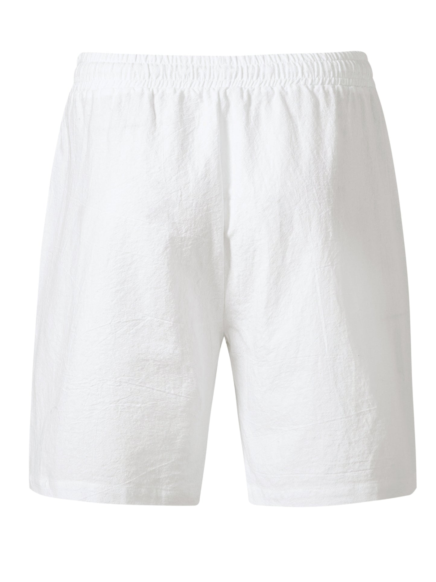 Men's Summer Cotton Shirt and Shorts Set - Casual Outdoor Wear