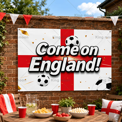 England Football Supporter Banner 150x90cm Polyester Flag