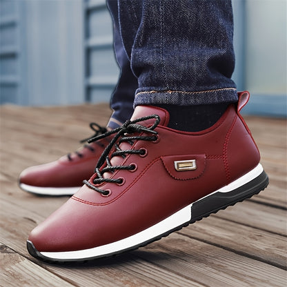Men's All-Season Business Casual Lace-Up Shoes, Large Size