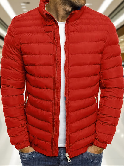Men's Casual Zipper Hoodie Jacket with Detachable Hood