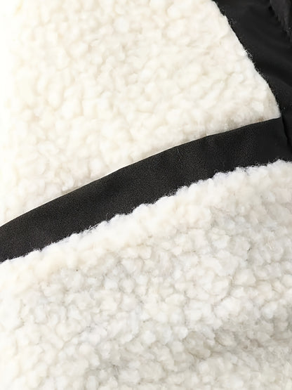 Men's Thermal Fleece-Lined Parka Jacket - Casual Outdoor Hooded Coat with Multiple Pockets, Detachable Bomber Style for Winter Adventures