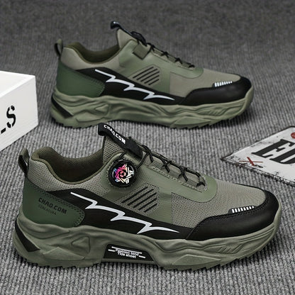 Men's Breathable Anti-Odor Outdoor Sneakers with Height - Low-Top Elastic Closure Running Shoes Suitable for Gym,, Casual Wear - -Season Comfortable Athletic Footwear with Odor-Resistant Technology - ayq