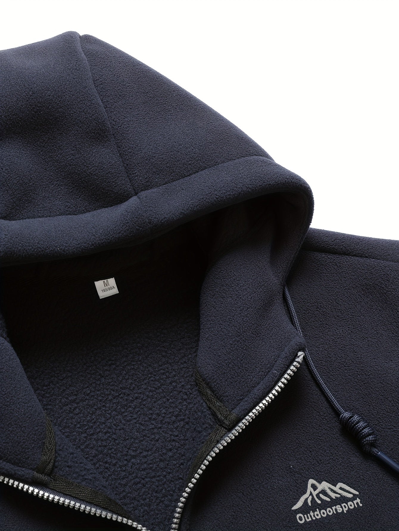 Men's Casual Warm Padded Jacket with Hood, Men's Zip-Up Padded Coat with Pockets for Winter Wear