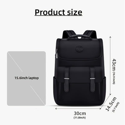 Men'S Large Capacity Laptop Backpack - Soft Shell, Durable  Easy to Clean, Multi-Functional Casual Business Travel Bag with Zipper Closure, Hand Washable, Commute Essentials   Casual Style   Zippered Closure