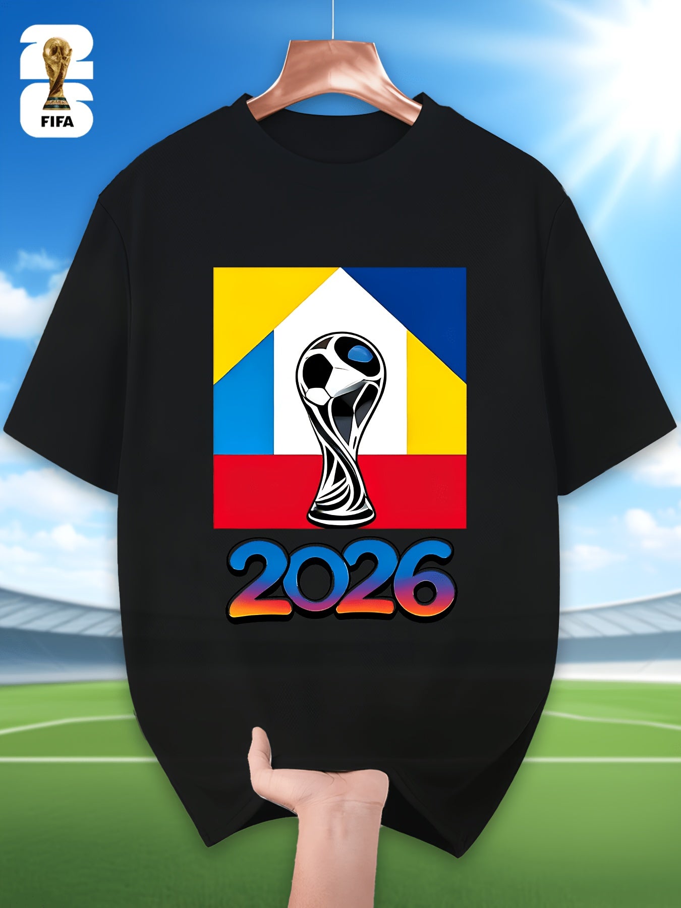 Men's FIFA 2026 Casual Crew Neck T-Shirt for Training & Running