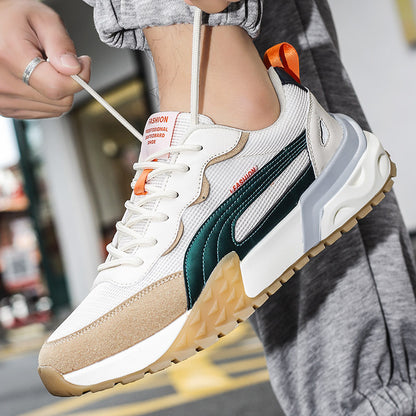 Men's Casual Sports Sneakers with Lightweight PU Sole