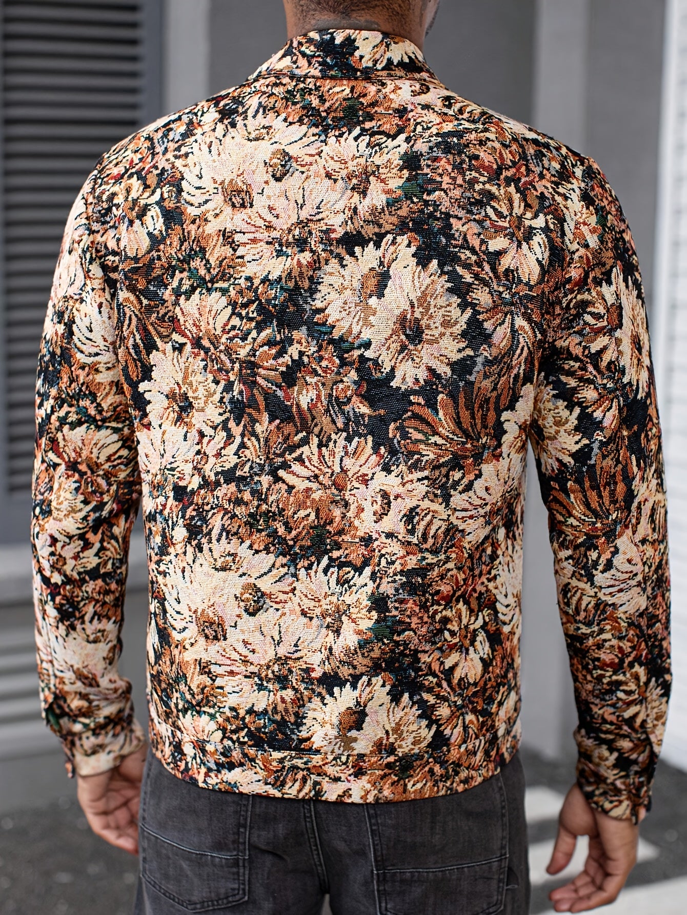 2025 Autumn/Winter Men's Sport Pocket Regular Fit Jacket, Warm Outerwear for Casual Travel and Daily Office