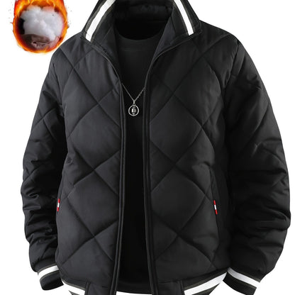 2025 New Winter Men's Sports Jacket, Fashion Casual Thickened Stand Collar Youth Trendy Outerwear