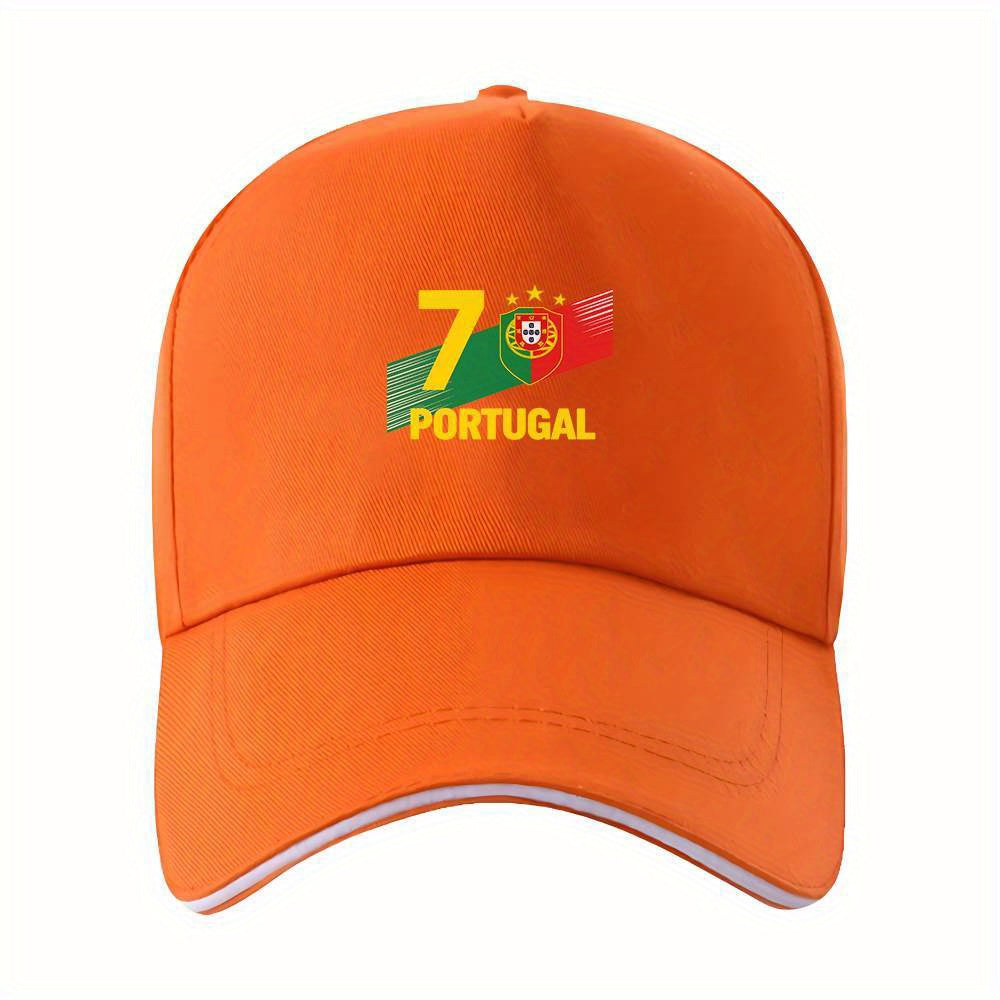 7 Portugal Emblem Sports Cap for Workouts and Jogging