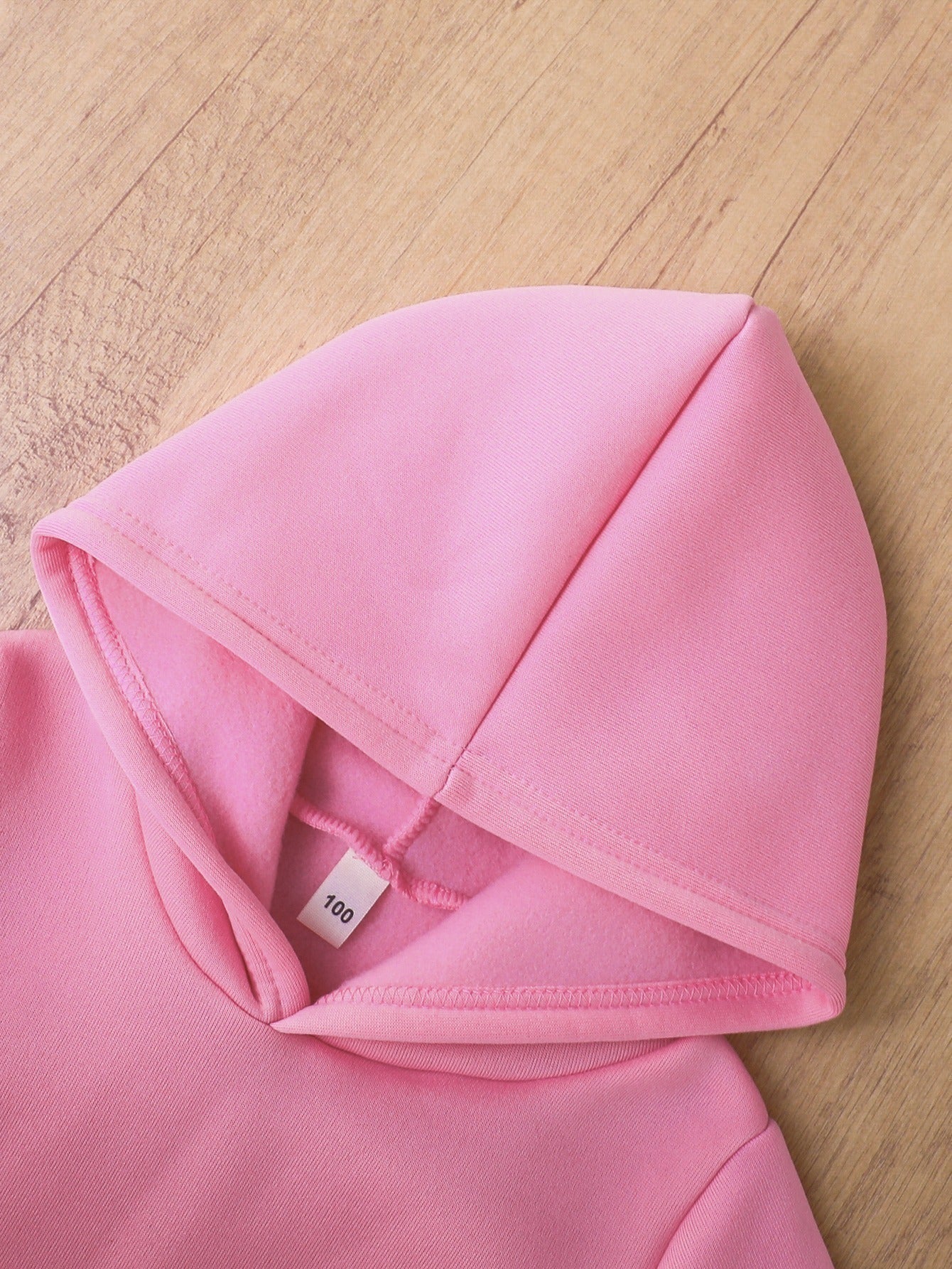 Series Stitch Girls' Two-Piece Autumn Winter New Hoodie Set - Available in Multiple Colors, Cartoon Print Embellishments, 3-10 Years Old, Outdoor Activity Fleece, for Outdoor, Thick