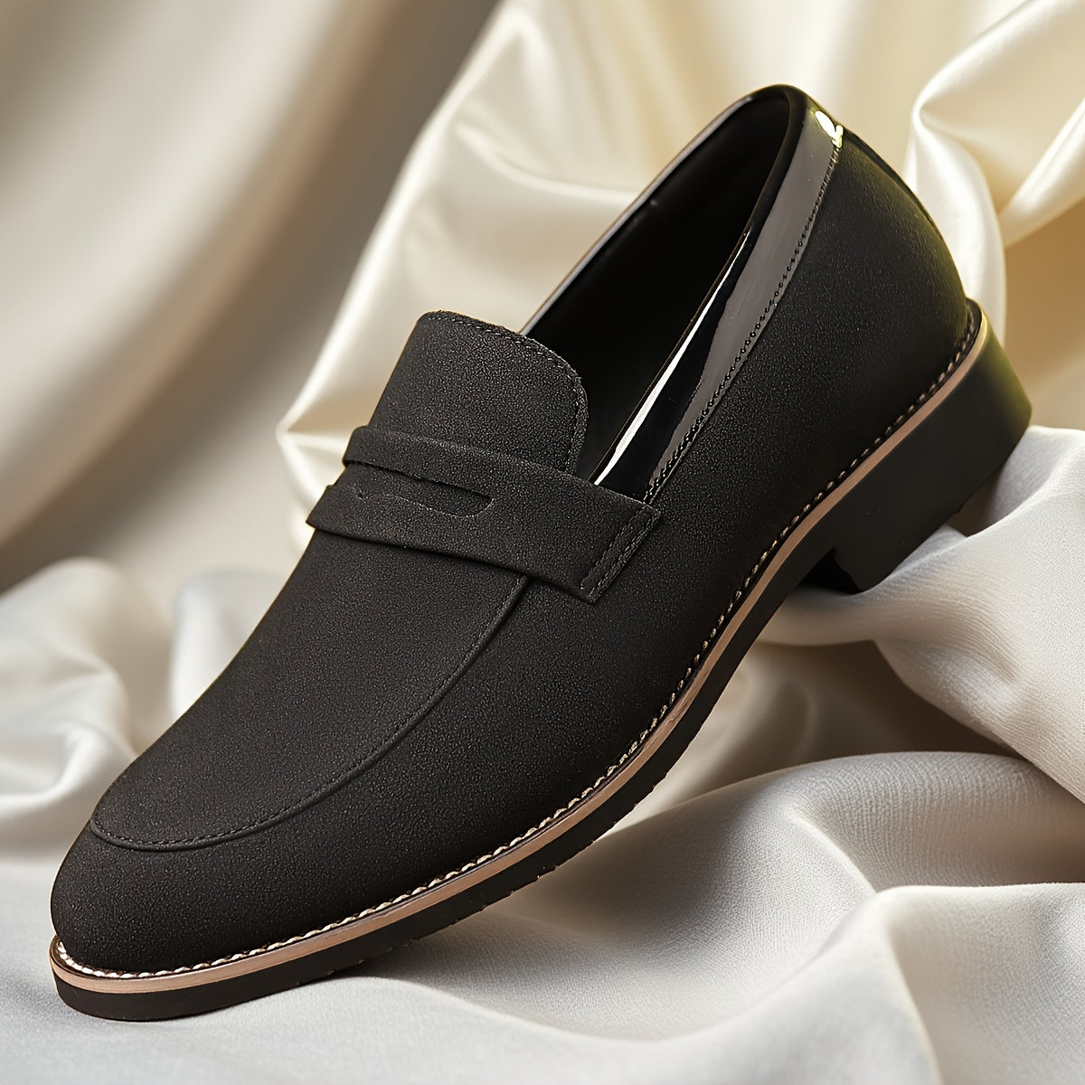 Italian-Style Matte PU Loafers for Casual Everyday Comfort