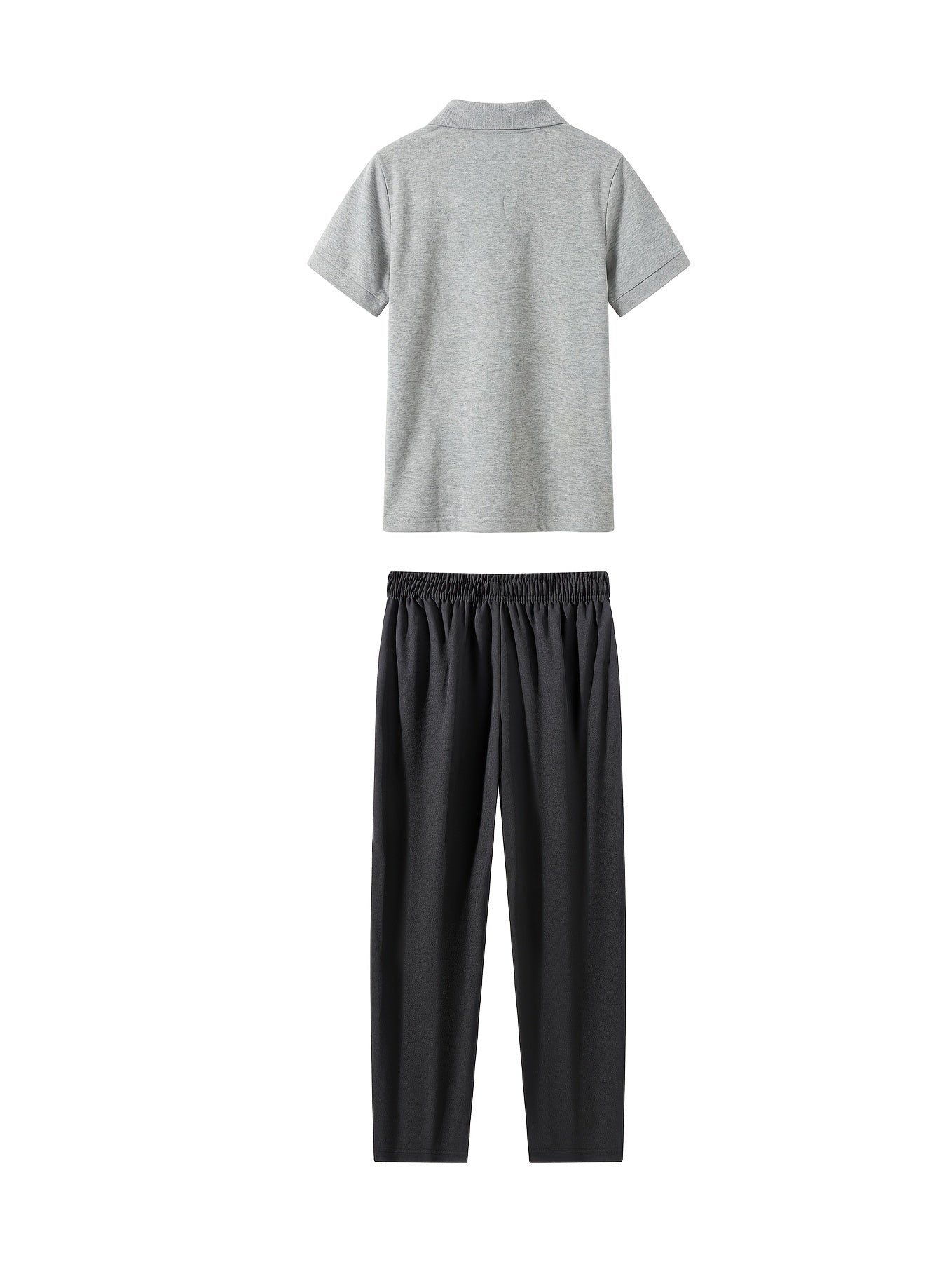 Boys' Spring/Summer Polo Shirt & Stretch Trousers Set