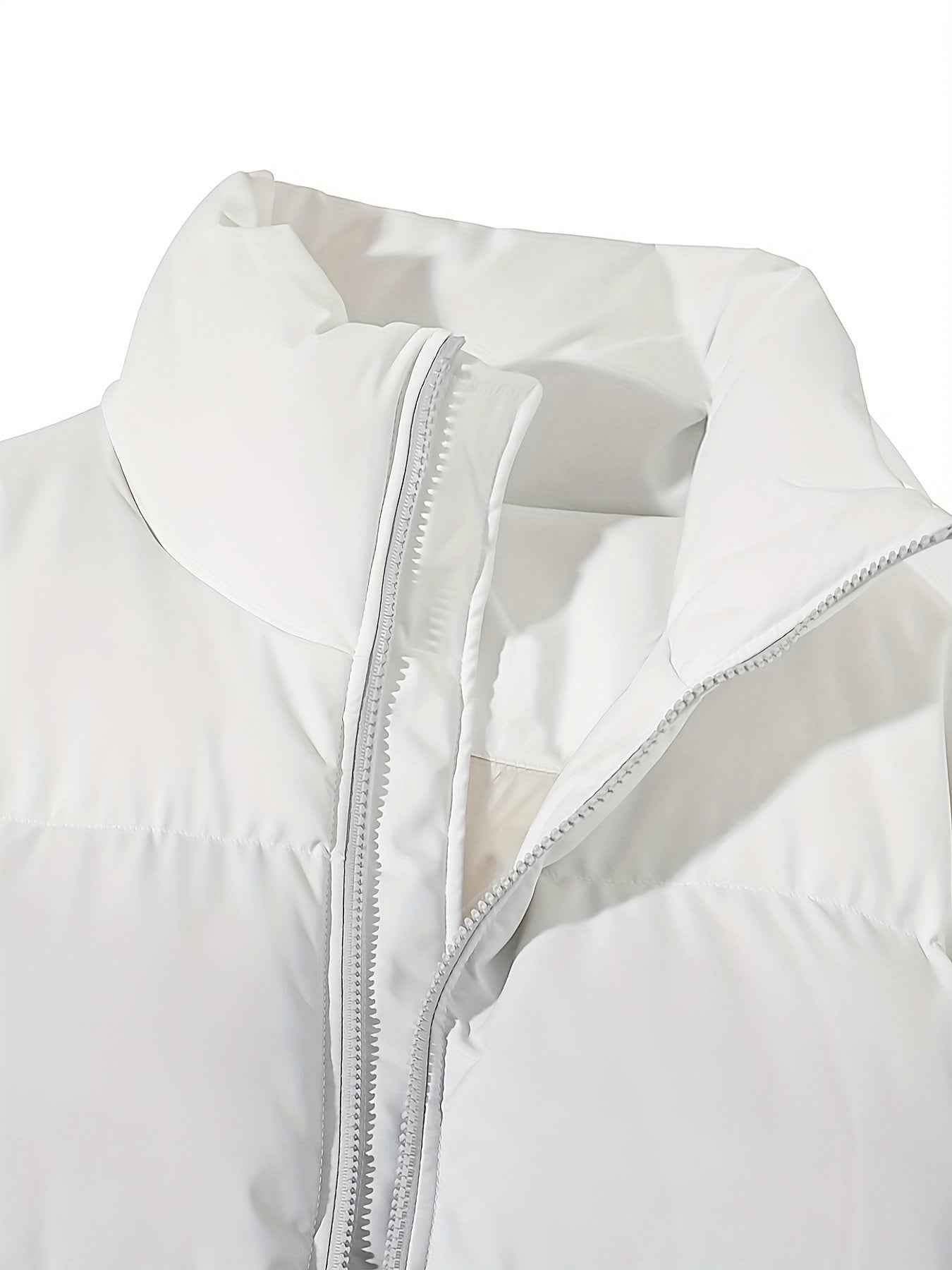 Men'S Color-Block Quilted Jacket - Cozy Fleece-Lined Winter Coat with Stand Collar, Zip-Up Design, and Multiple Pockets for Casual Wear, Winter Jacket, Thick