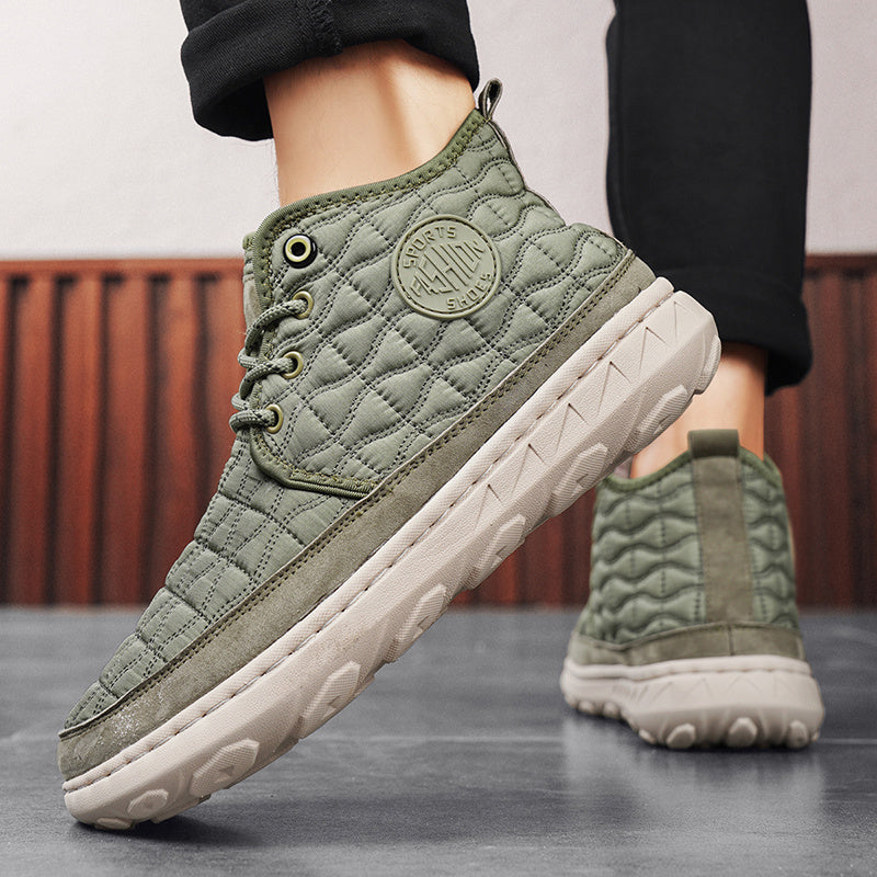 Men's Versatile PU Hiking Shoes for Urban and Outdoor Use