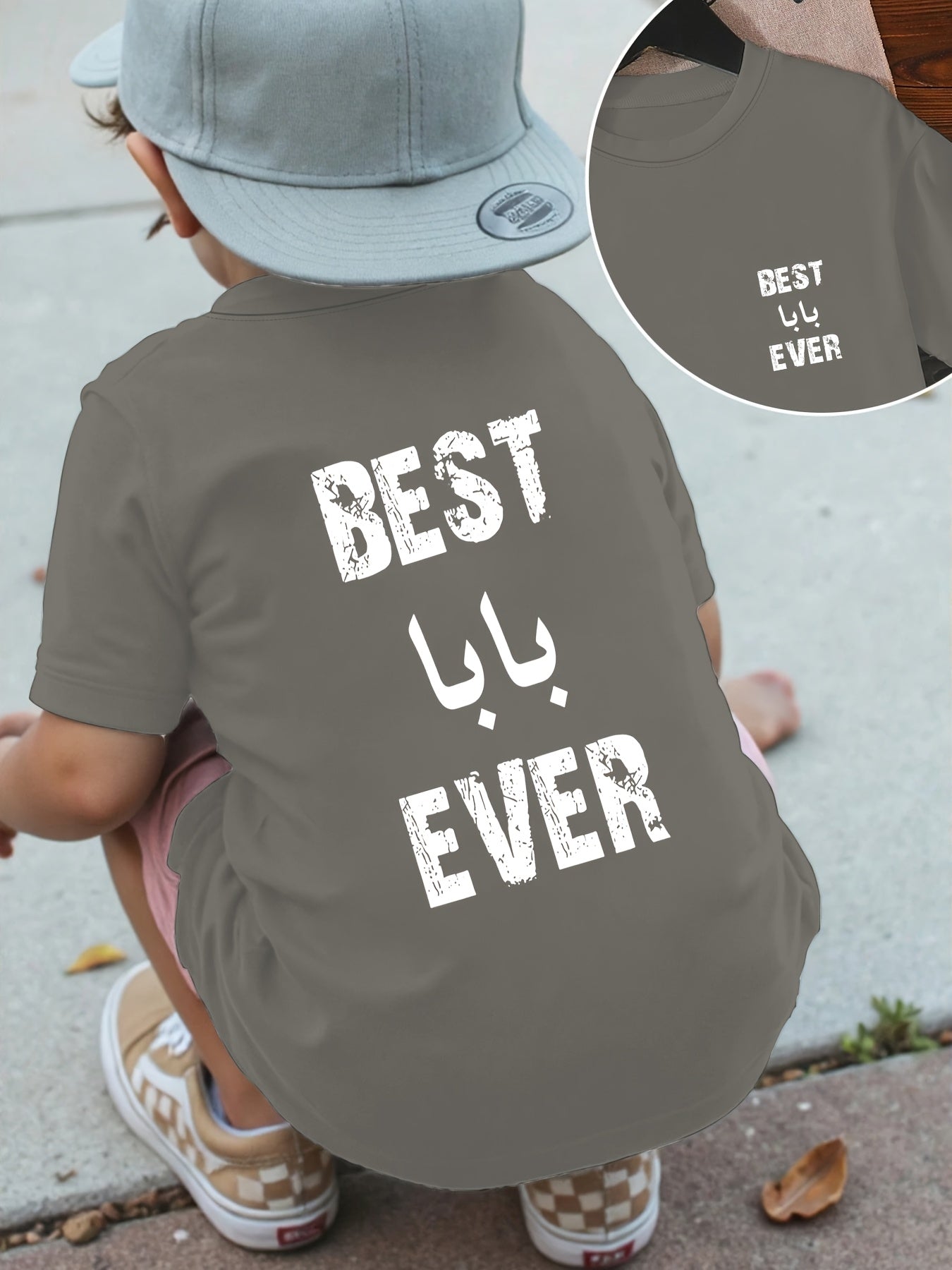 Boys' Casual Cotton Crew Neck Short Sleeve T-Shirt Spring/Summer