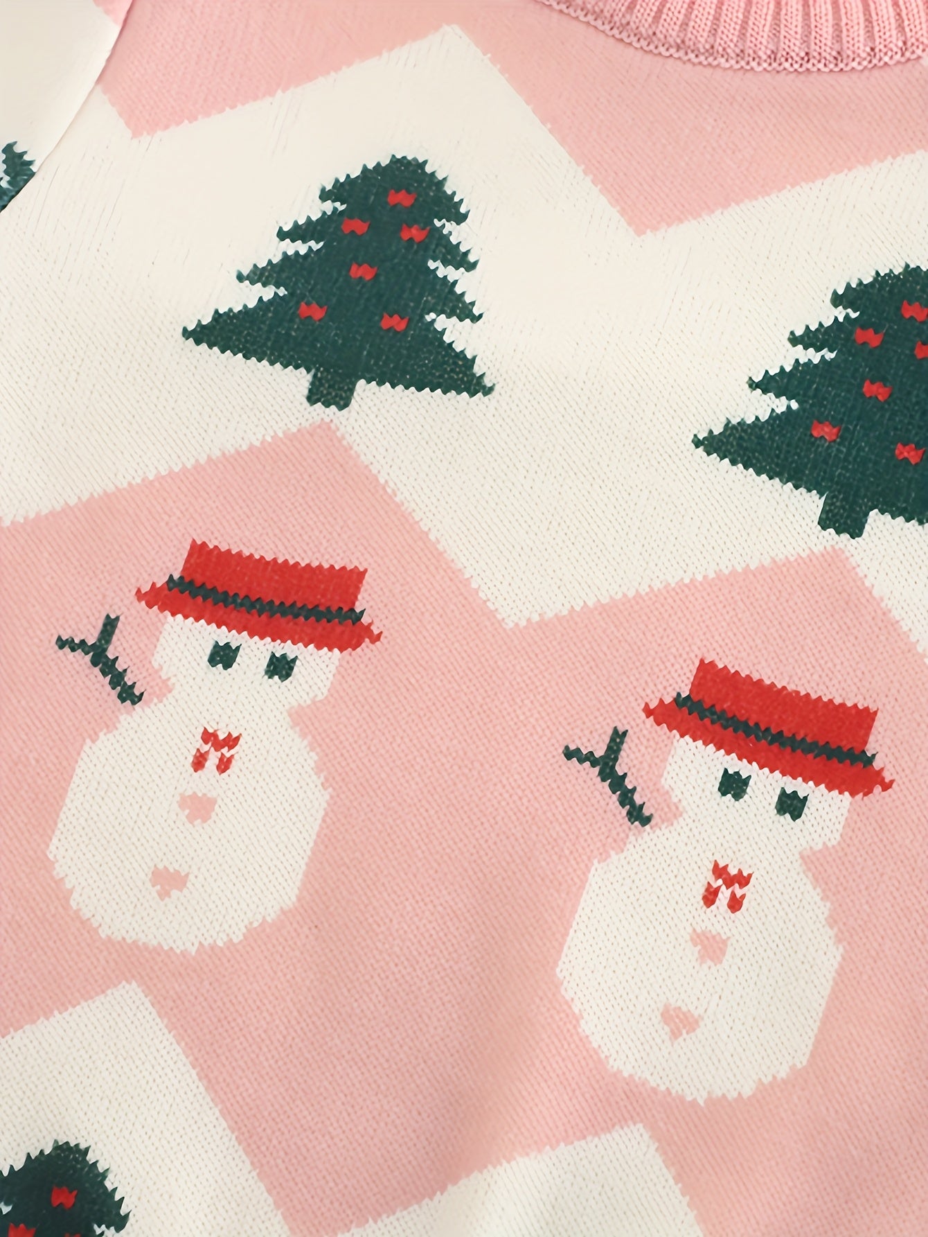 Girls' Winter Jacket with - Warm Long Sleeve Soft Sweater Coat, Round Neck & Placket, Hand Washable Cozy Outerwear for Christmas, New Year, & Play ( to) - Non-Bulky