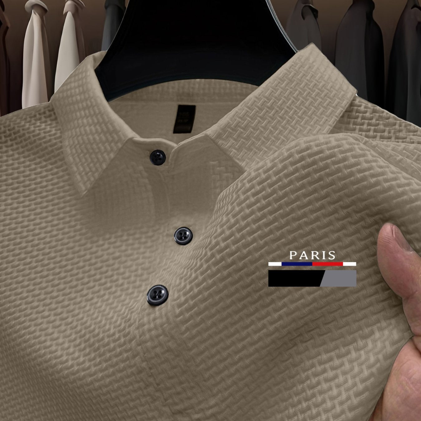New Arrival of Plus-Size Men'S Polo Shirts, Featuring Short Sleeves And Classic Details Like a Collar And Buttons, Perfect for Casual Everyday Wear - ayq