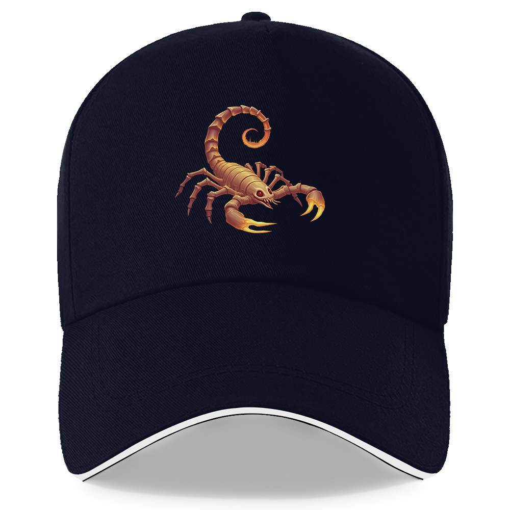 Unisex Scorpion Print Baseball Cap for Outdoor Sports