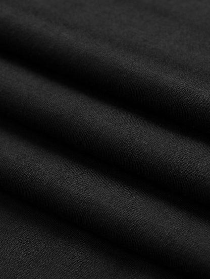 Men's Full-Zip Hooded Jacket - Thermal Zip-Up Sweater Coat, Full-Length Zipper Closure, Machine Washable Winter Outerwear for Cold Weather, Gym, Office & Everyday - Black Formal & casual Outer Jacket for Men, Winter Hoodies f