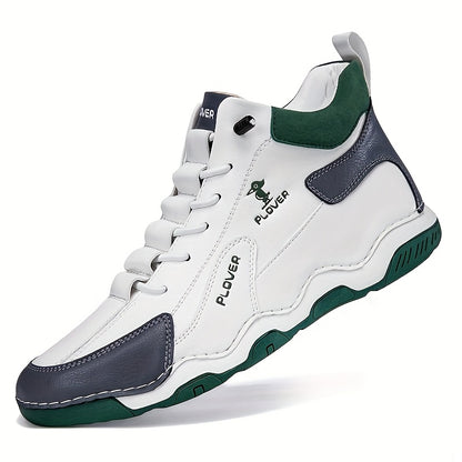 Men's Casual High-Top Ankle Boots Lightweight & Anti-Slip