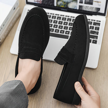 Men's British-Style Slip-On Loafers for Casual & Business