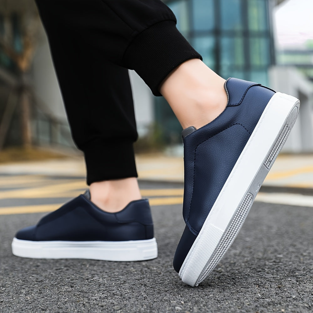 Men's Fashion Sneakers - Comfortable, Durable & Non-Slip with Thick Platform Sole for Casual Wear - ayq