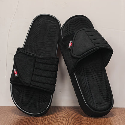 Comfortable All-Season Microfiber Couple's Casual Slippers