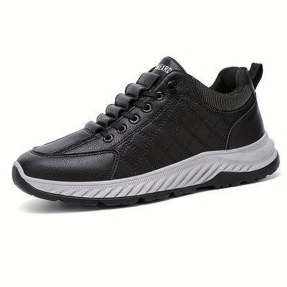 Men's Casual Business Shoes - Low-Top Round Toe, PU Upper, PVC Sole, EVA Insole, Slip-On Design for All Seasons, Solid Color, Comfortable  Stylish for Casual Attire