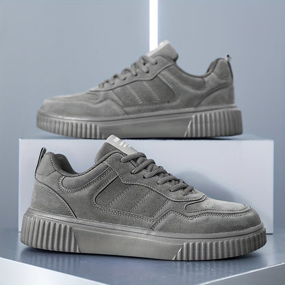 WANWEISI Men's Low-Top Sneakers Compatible for & Gym - Upper, Cushioned MD Sole & Insole, Breathable Round-Toe Sports for, Casual Wear - - (/Solid Colors) - ayq