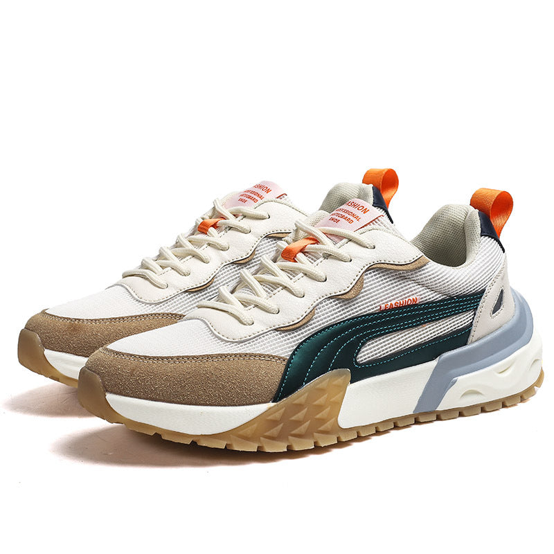 Men's Casual Sports Sneakers with Lightweight PU Sole