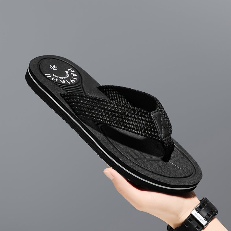 Unisex Classic Fabric Flip-Flops for Outdoor & Daily Wear