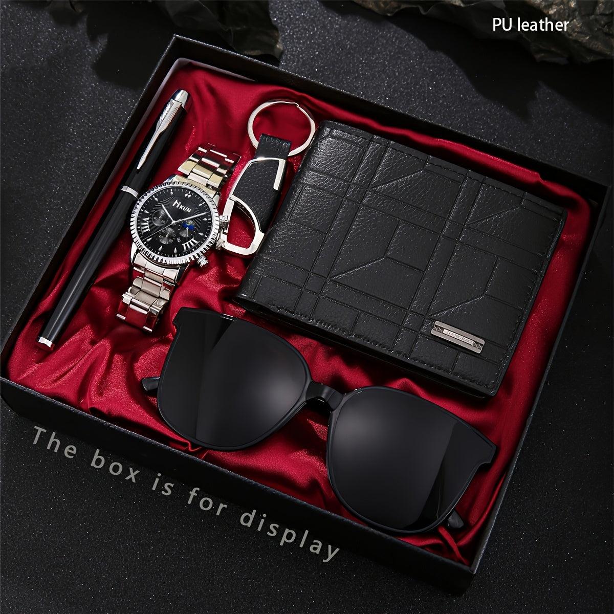 5pcs Fashionable and Versatile Men's Wallet Set, the Perfect Holiday Gift for Him