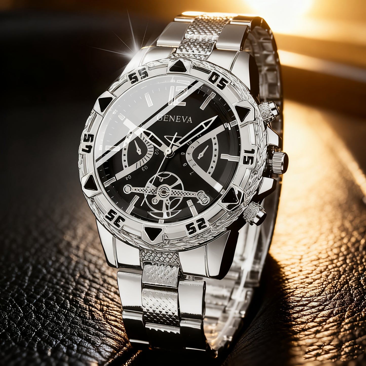 A Set of 3 Luxury Men'S Fashion Casual Business Watches, Wallet, And Keychain, Perfect As a Birthday, Anniversary, Or Holiday Gift for Him, Including Christmas Presents for Men