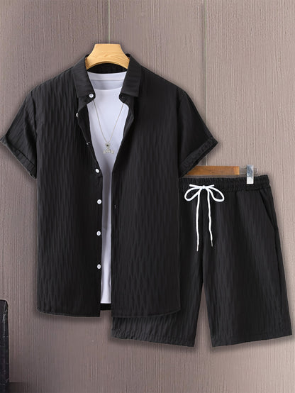 Men's Fashion Casual Shirt Suit