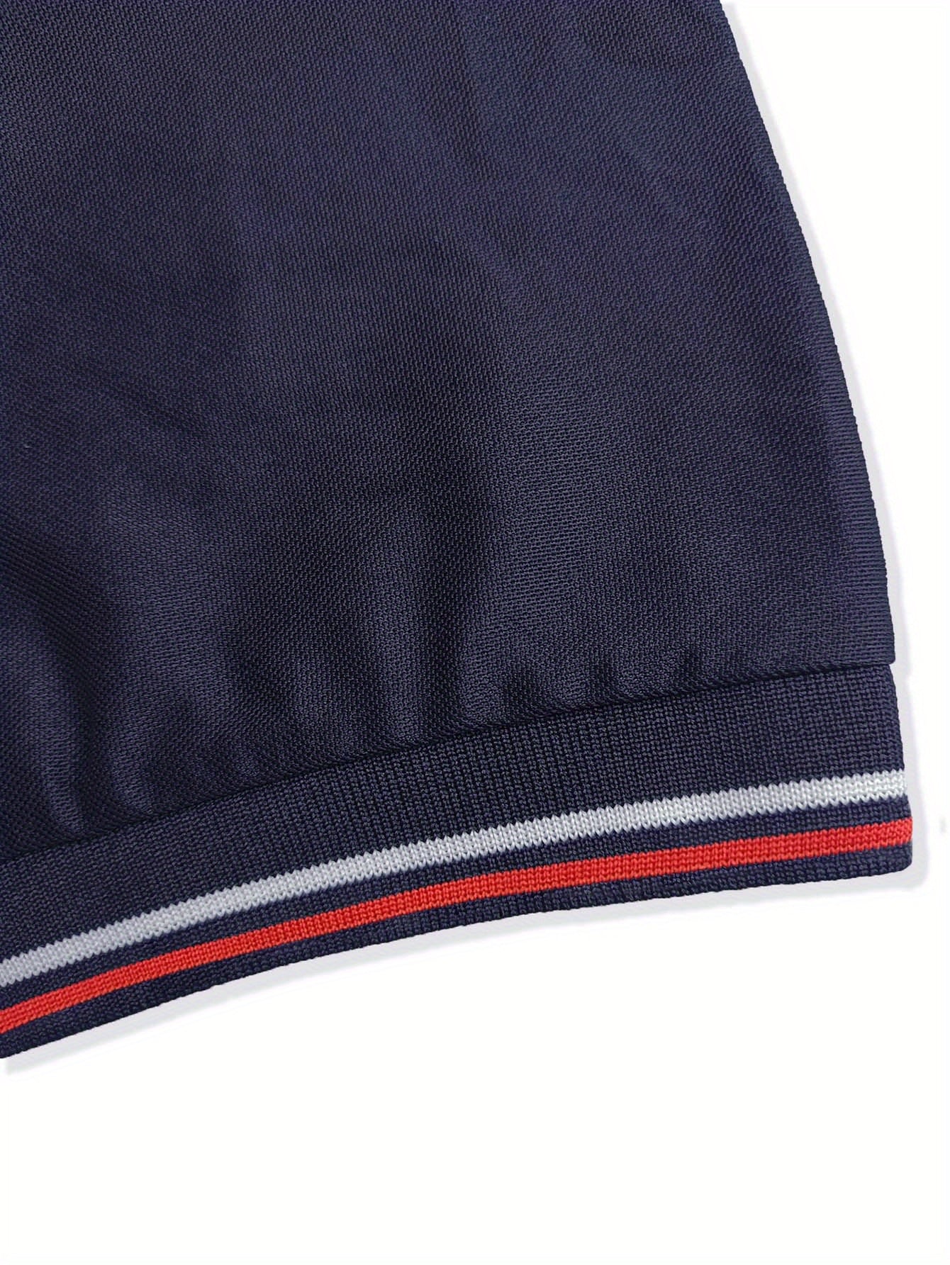 Men'S Polo Shirt with Golf Graphics, Featuring a Comfortable And Stylish Design for Summer. This Short-Sleeve Polo Is Perfect for Casual Wear, Available in Dark Blue And Black, with Printed Letters - ayq