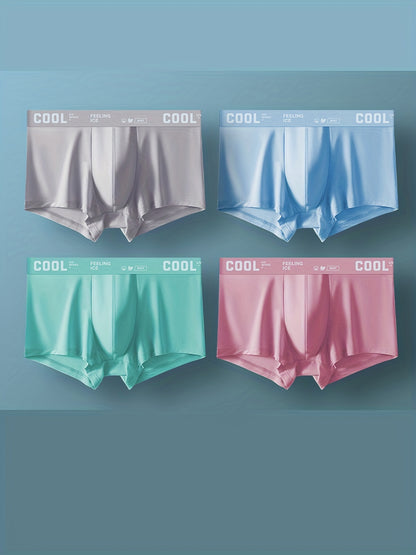 Men's Breathable Ultra-Thin Boxer Briefs, Stretchy & Lightweight