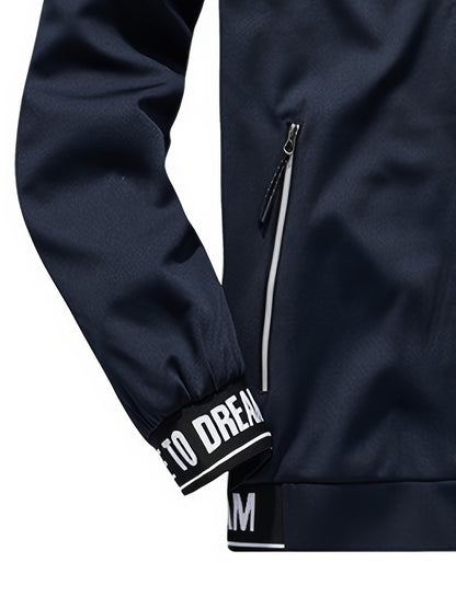 Spring and Autumn Outdoor Men's Sports Casual Suit with Jacket and Pants Two-Piece Set