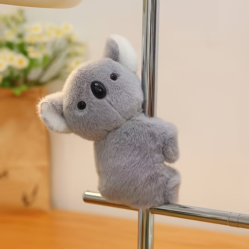Koala Plush Toy | Soft Grey, Cartoon Pattern, Durable Pet Companion for Small Breeds - Ideal Gift for Koala Lovers