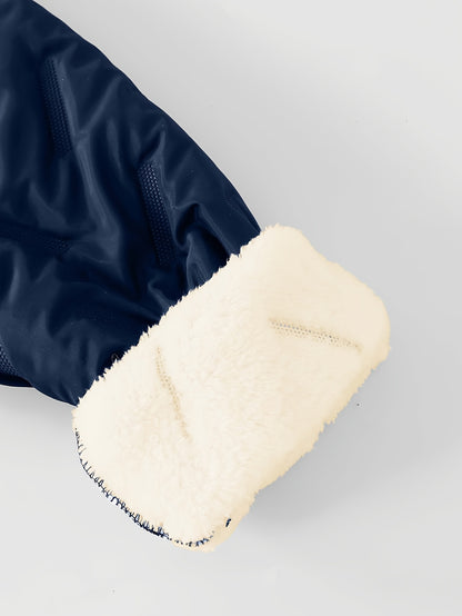 2pcs Set DREAMY DRESSES Boys' Winter Thermal Hooded Jacket & Pants Set - Full-Zip Outfit, Soft Flocked Inner, Warm Full-Body, 2pcs Snow Suit for Skiing, Outdoor Play & Cold Weather (Hand Washable,, Perfect for Outdoor