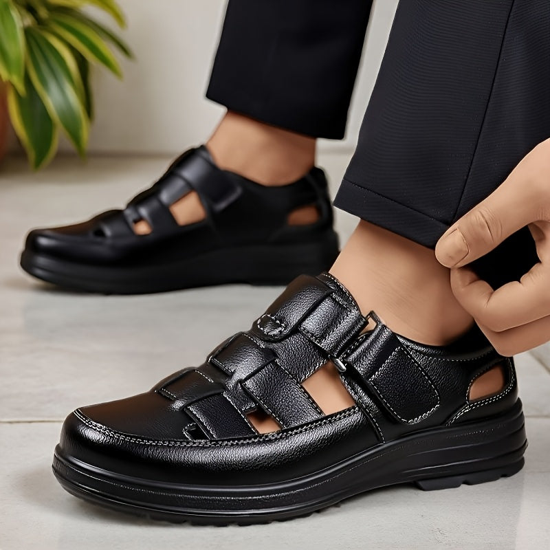 Men's Lightweight PU Slip-On Indoor & Beach Sandals