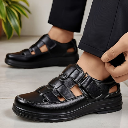 Men's Lightweight PU Slip-On Indoor & Beach Sandals