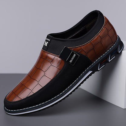 Men's Casual Slip-On Business Loafers with Anti-Slip Sole