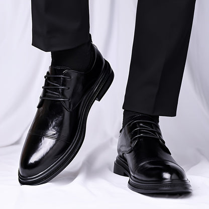 Men's Casual Business Shoes PU Upper Pointed Toe